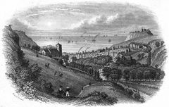 Looking-across-the-Old-Town-from-the-East-Hill.-1854.